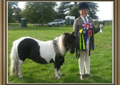Emily Mayfield age 9 with her pony Watson Chickpea ~ “Oh Nana, this is the best day ever!”