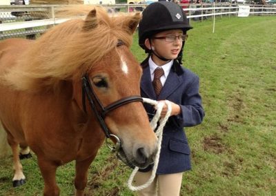Kayleigh Nicol and Clothie Mitchell both listening and learning at the Black Isle Show 2016